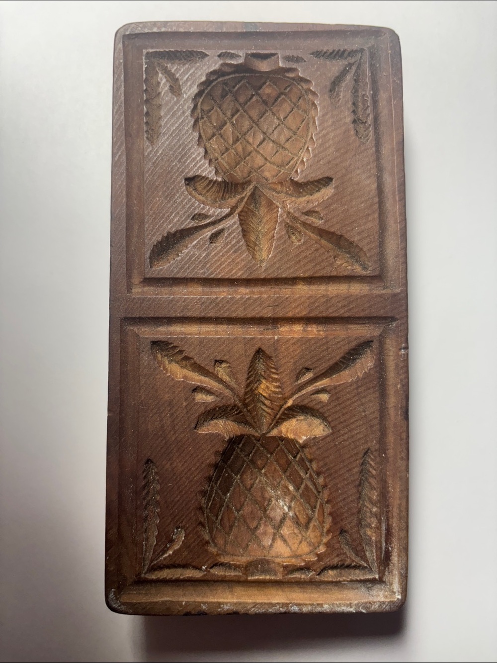 Hand-Carved Wooden Pineapple mold/butter stamp